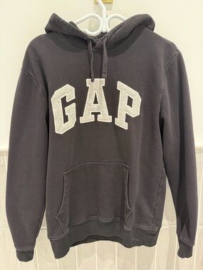 Black Hoodie with White GAP Logo